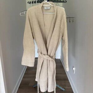 Parachute Waffle Robe, Tan (Size L)